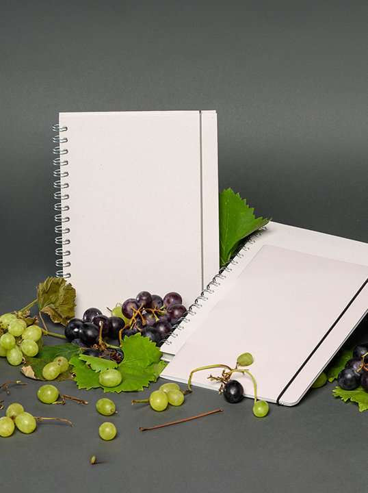 рекламни тефтери с корици от грозде